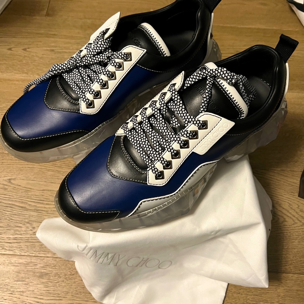 NIB Jimmy Choo Men's Diamond Sneakers